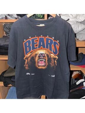 Salem Sportswear Chicago Bears NFL T-Shirt Mens XL Vintage Y2K 90s Rare